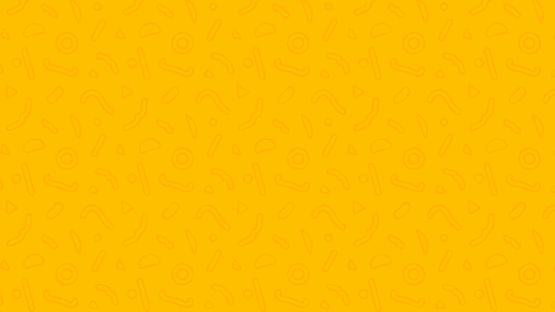 Tomodachi Life: Living the Dream 4K Ultra HD PC desktop wallpaper — solid warm yellow‑orange background.