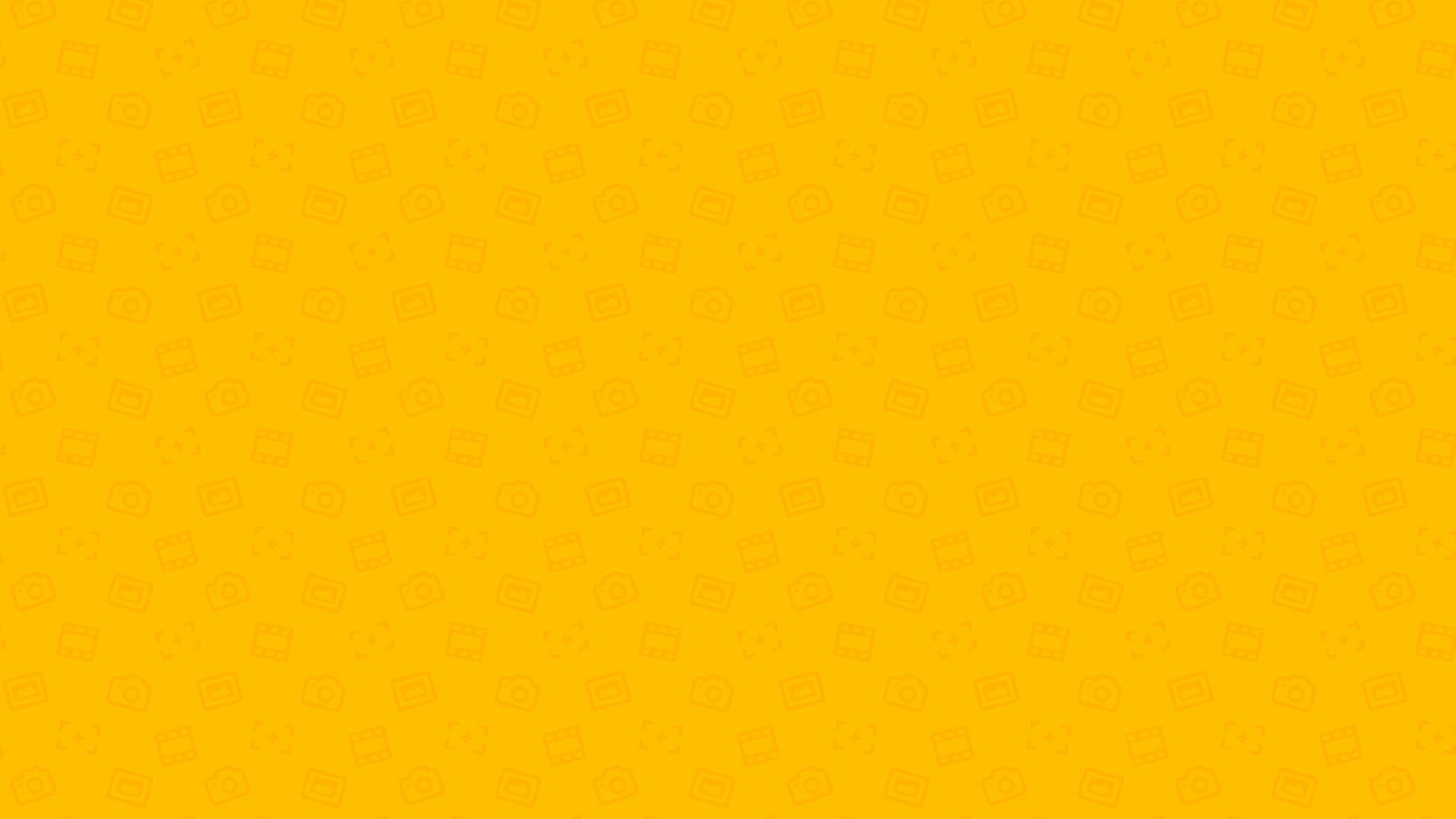 Solid bright golden-yellow 4K Ultra HD PC desktop wallpaper featuring Tomodachi Life — Tomodachi Life: Living the Dream.