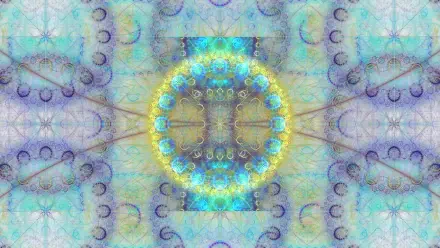 fractal Abstract geometric colorful HD Desktop Wallpaper | Background Image