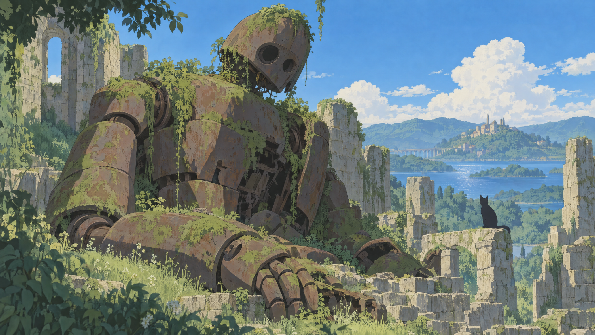 Colossus Reclaimed by Nature — 4K Ultra HD Wallpaper by BlueTechWizard ...