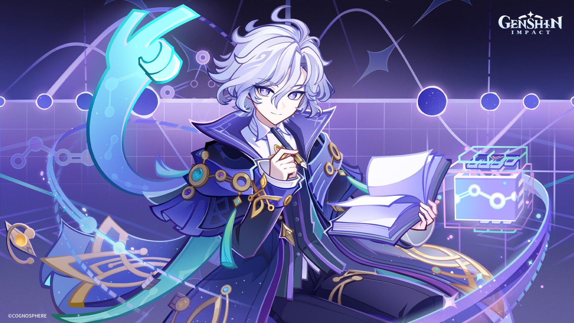 Mitya’s Arcane Study — Genshin Impact 2K Quad HD Wallpaper | 2560x1440 ...