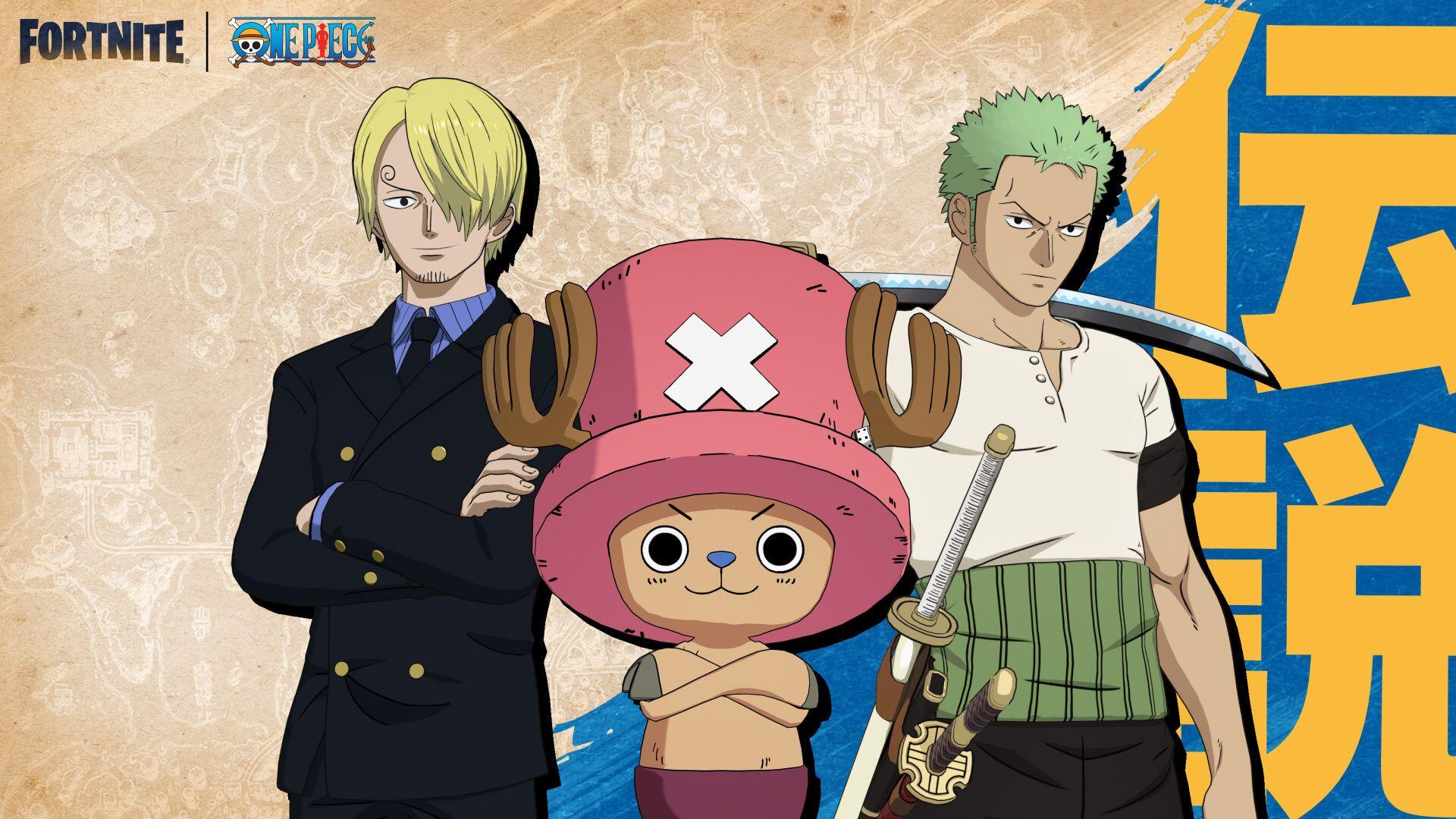 Fortnite x One Piece: Sanji, Chopper & Zoro HD Wallpaper | 1920x1080 ...
