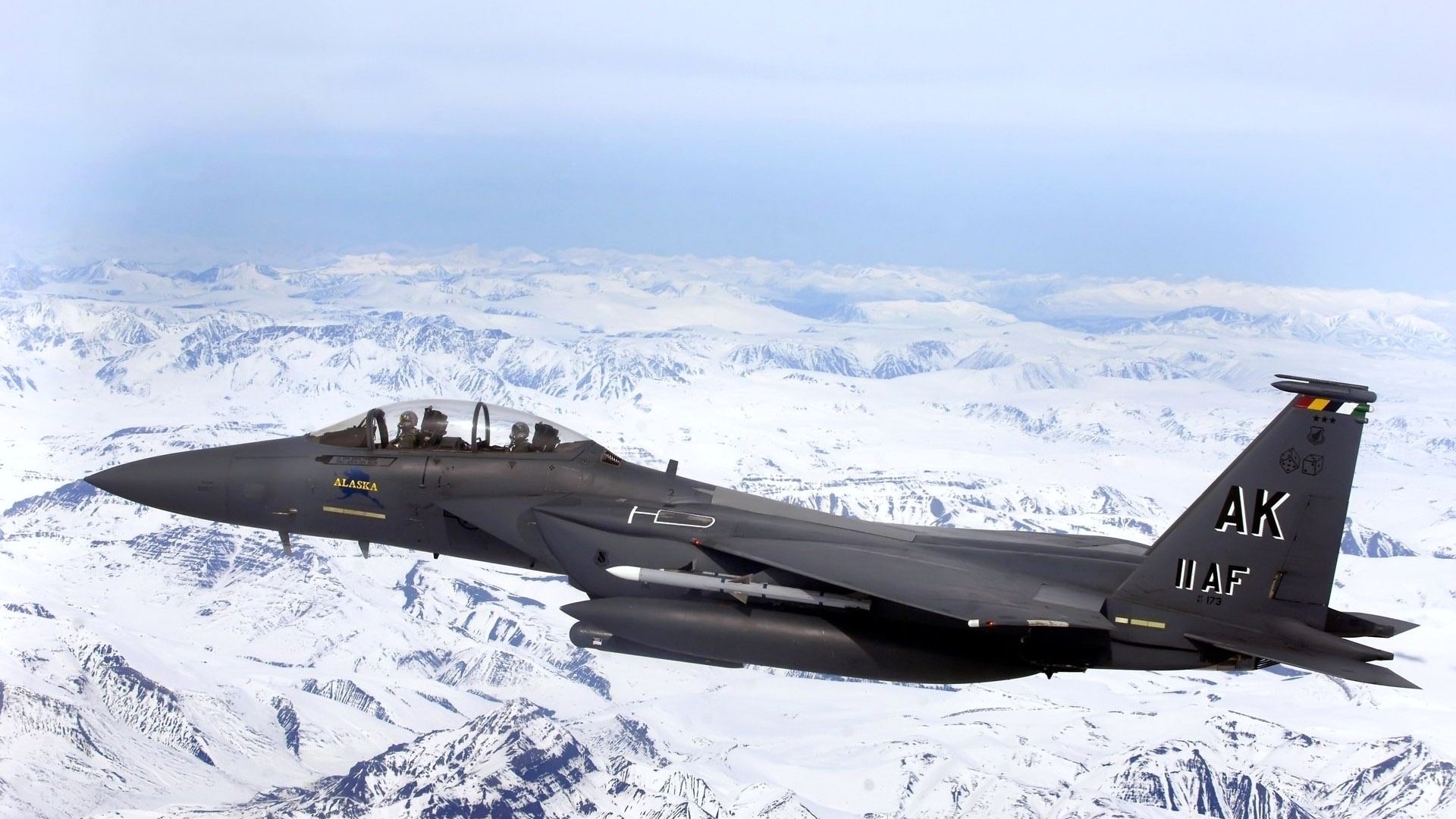 McDonnell Douglas F-15E Strike Eagle Full HD Wallpaper and Background