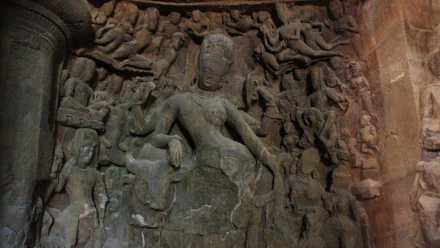 elephanta caves man made statue HD Desktop Wallpaper | Background Image