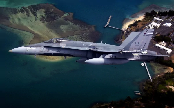 military McDonnell Douglas CF-18 Hornet HD Desktop Wallpaper | Background Image