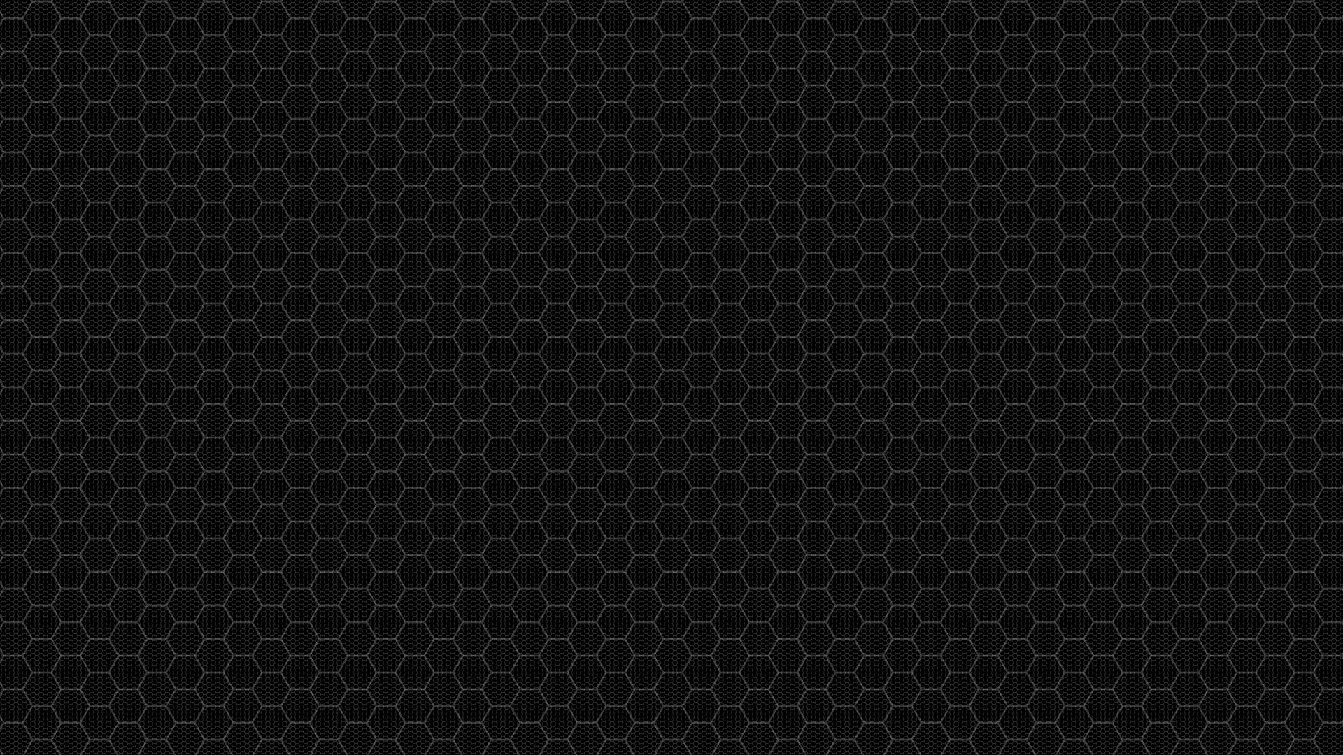 Abstract black hexagon pattern