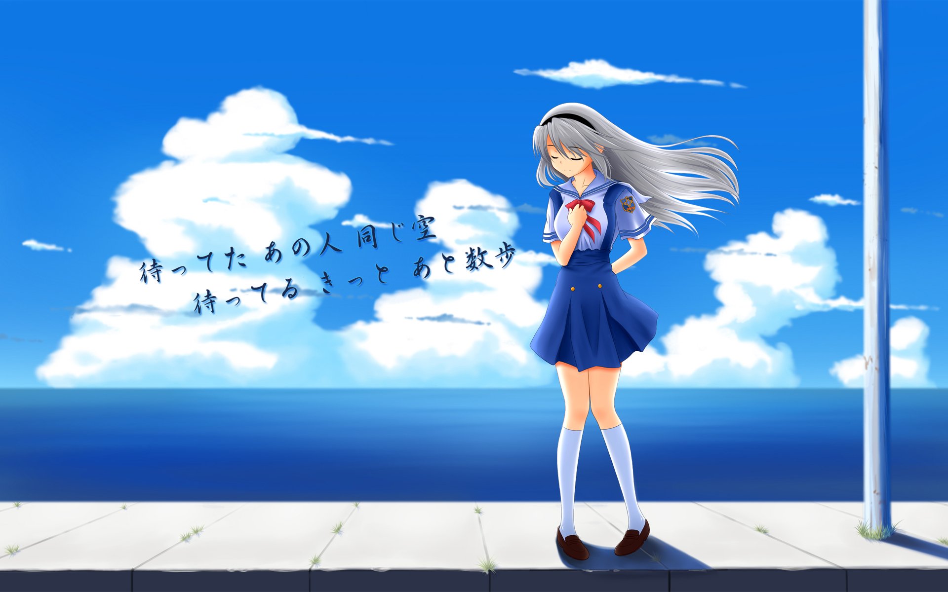 Download Tomoyo Sakagami Anime Clannad HD Wallpaper