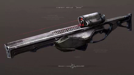 Sci Fi weapon laser sight HD Desktop Wallpaper | Background Image