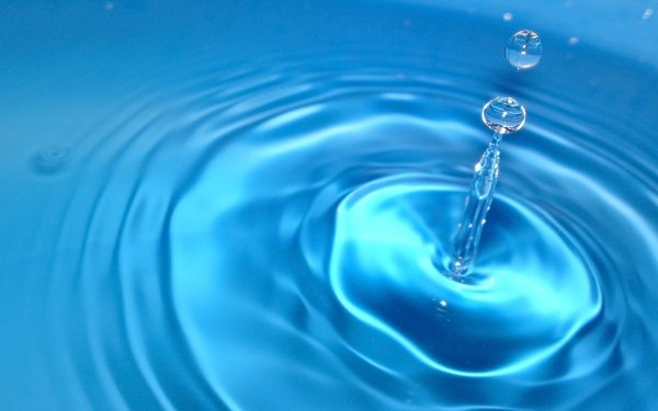 Earth Water Drop Water Blue HD Wallpaper | Background Image