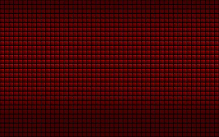 HD PC desktop wallpaper and background — abstract pattern of deep red glossy square tiles forming a subtle gradient and 3D grid.