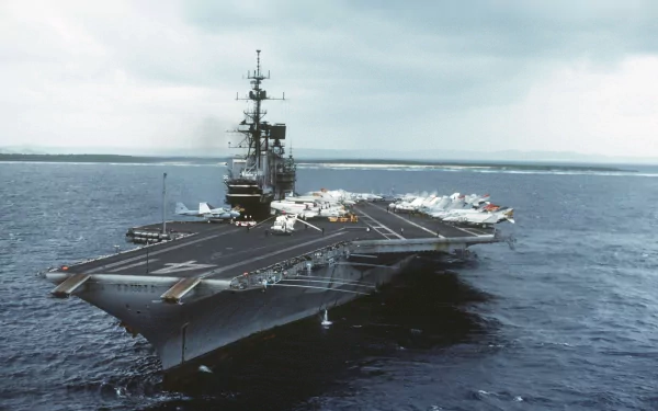 warship aircraft carrier military USS Midway (CV-41) HD Desktop Wallpaper | Background Image