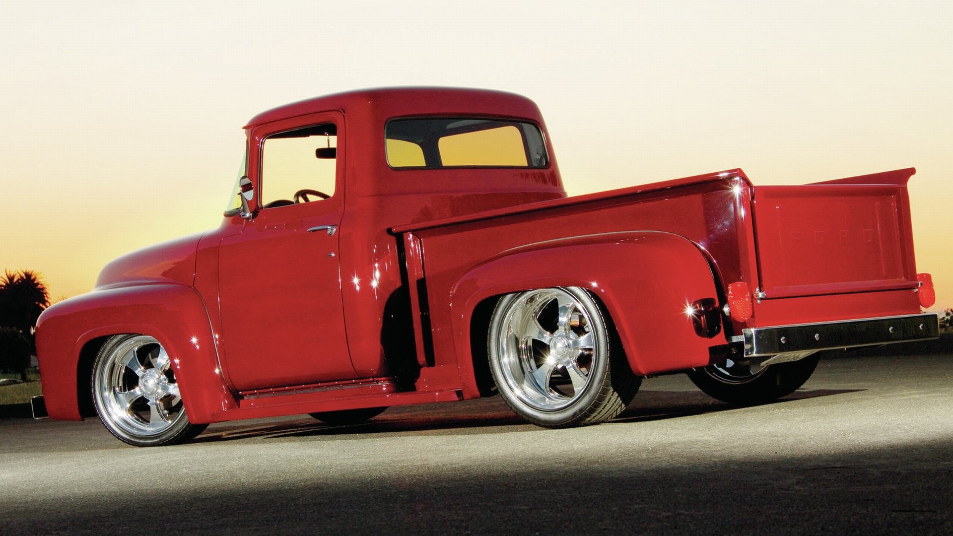 1956 Ford F-100 Full HD Wallpaper and Background Image | 1920x1080 | ID