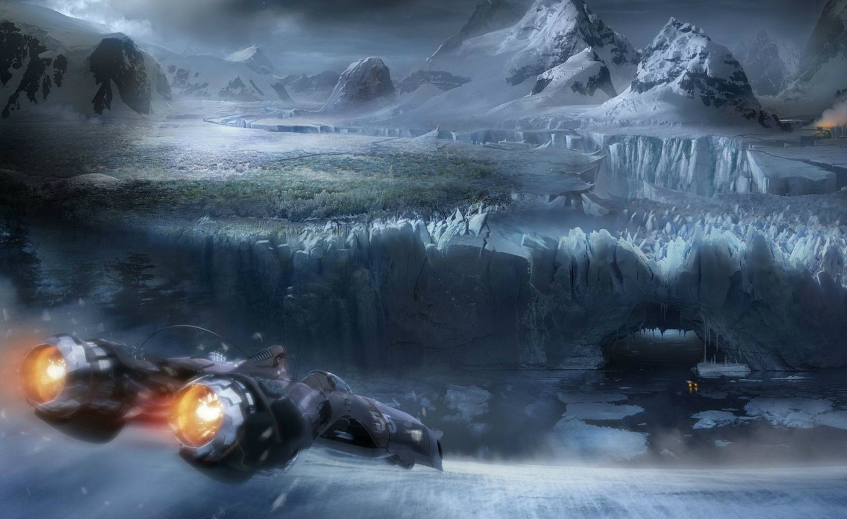 Download Sci Fi Landscape Wallpaper