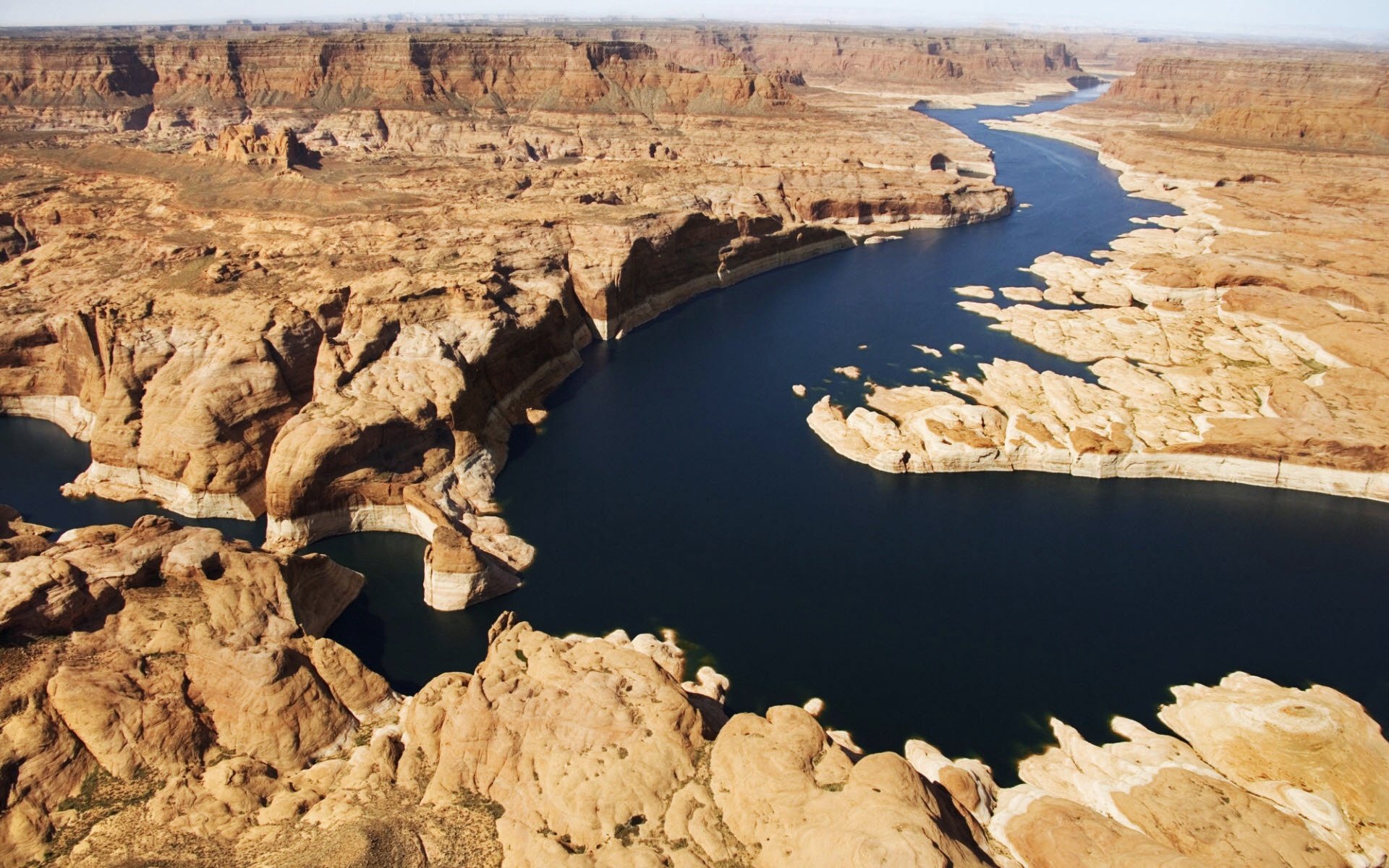 Download Glen Canyon Utah Nature Lake Powell HD Wallpaper