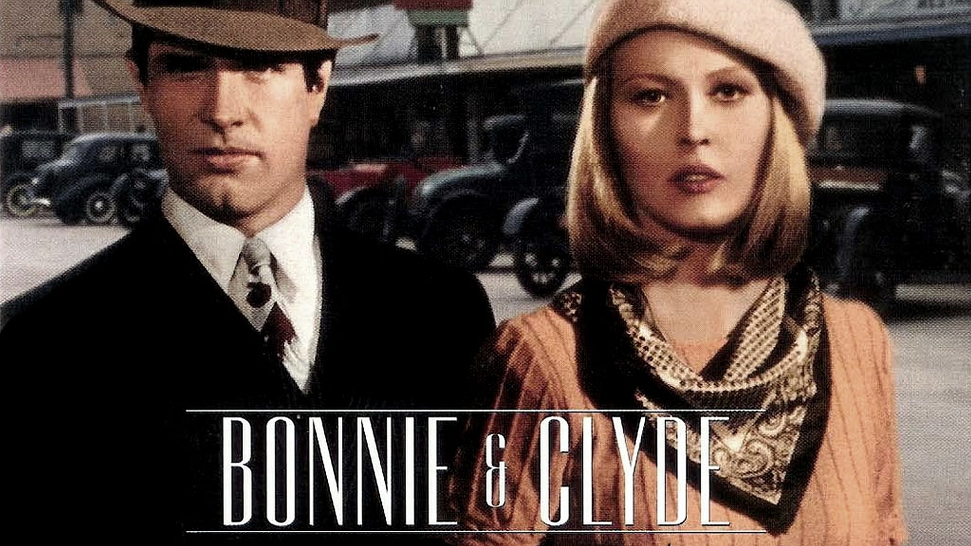 A thrilling scene from the movie Bonnie and Clyde.