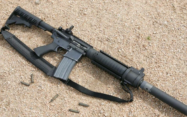 M4 Carbine man made assault rifle HD Desktop Wallpaper | Background Image
