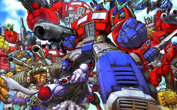 Comics Transformers Autobot Bumblebee Megatron Optimus Prime HD Wallpaper | Background Image