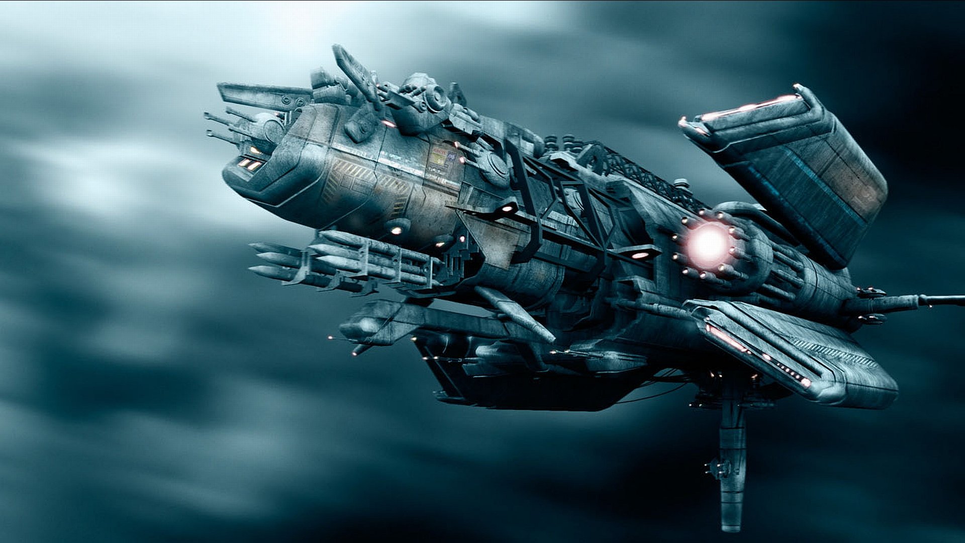 Download Sci Fi Spaceship Hd Wallpaper