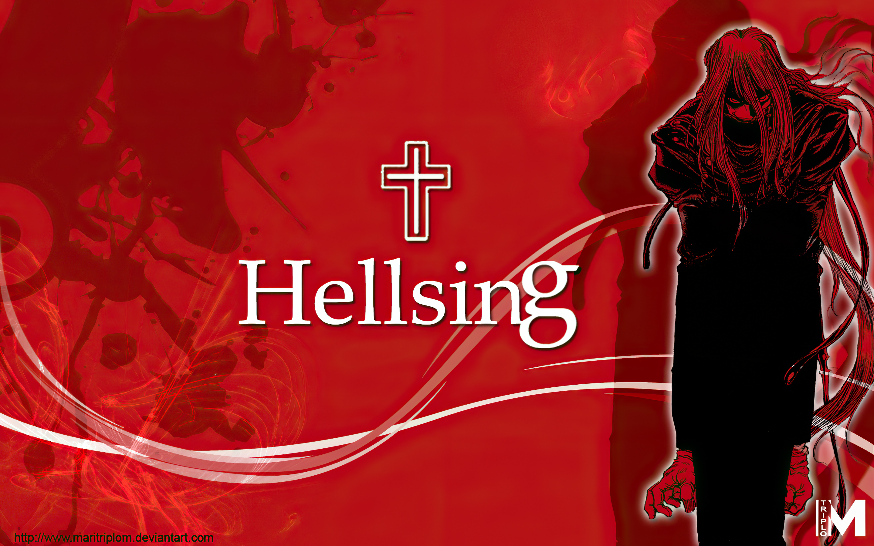 Hellsing-themed anime desktop wallpaper
