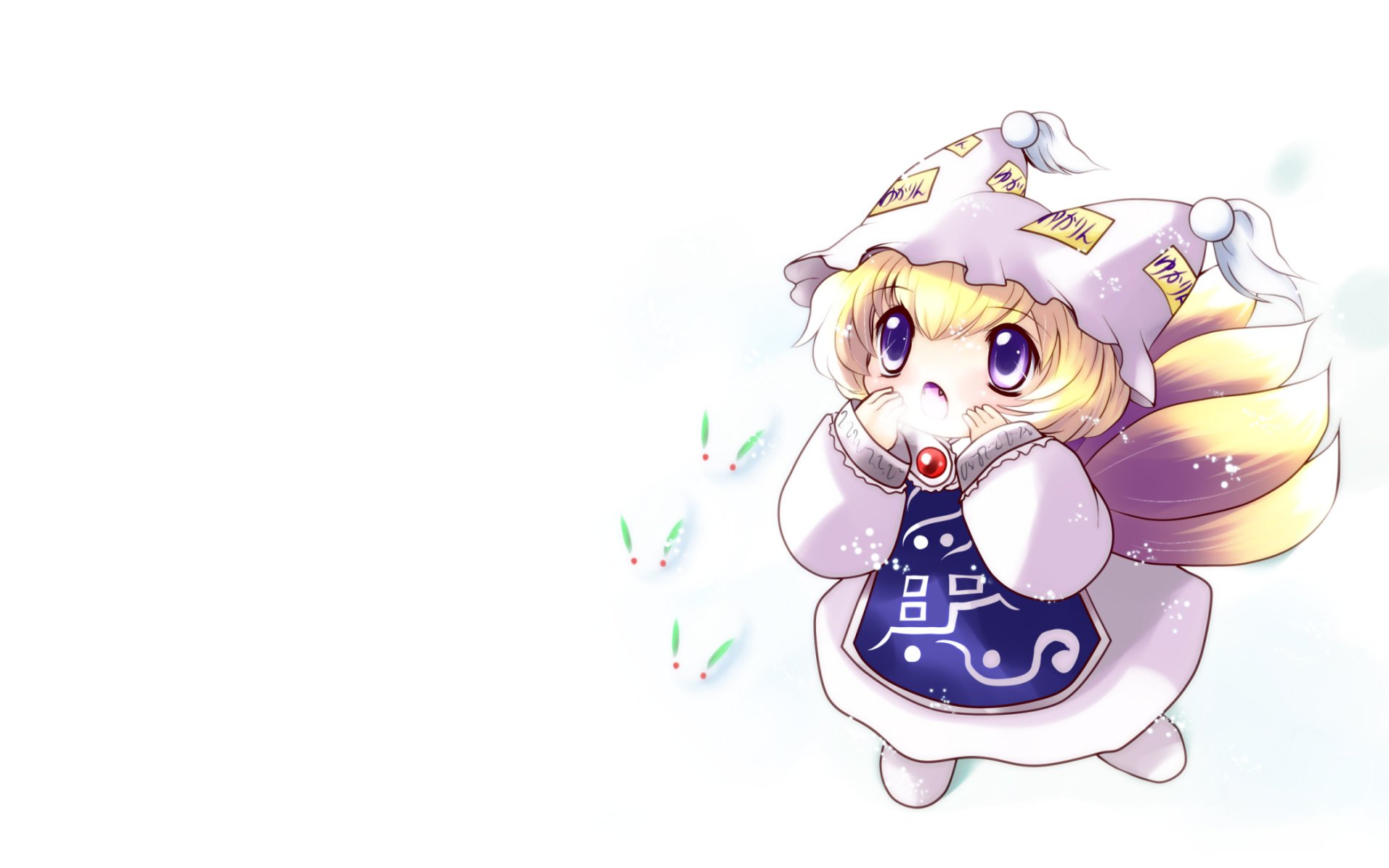 Download Ran Yakumo Anime Touhou HD Wallpaper