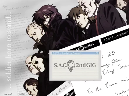 Ishikawa (Ghost in the Shell) Togusa (Ghost in the Shell) Daisuke Aramaki Batou (Ghost in the Shell) Motoko Kusanagi Anime Ghost in the Shell HD Desktop Wallpaper | Background Image