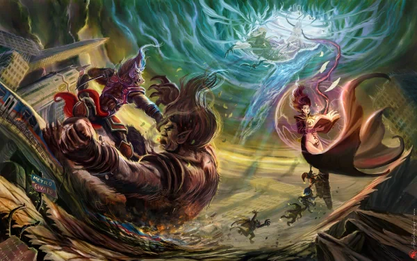 fantasy battle HD Desktop Wallpaper | Background Image