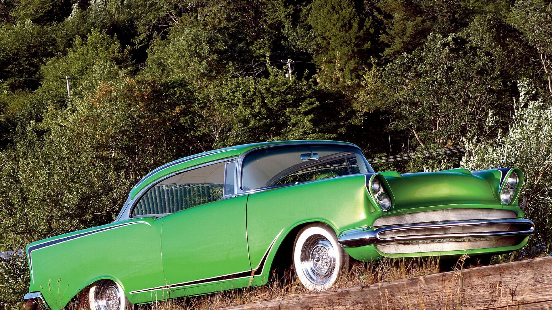 Газ шевроле. Топовые машины 1957. Classic Custom car обои.