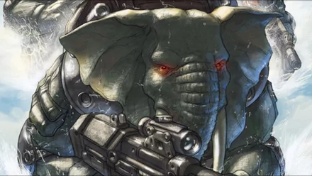 Comic Elephantmen HD Desktop Wallpaper | Background Image