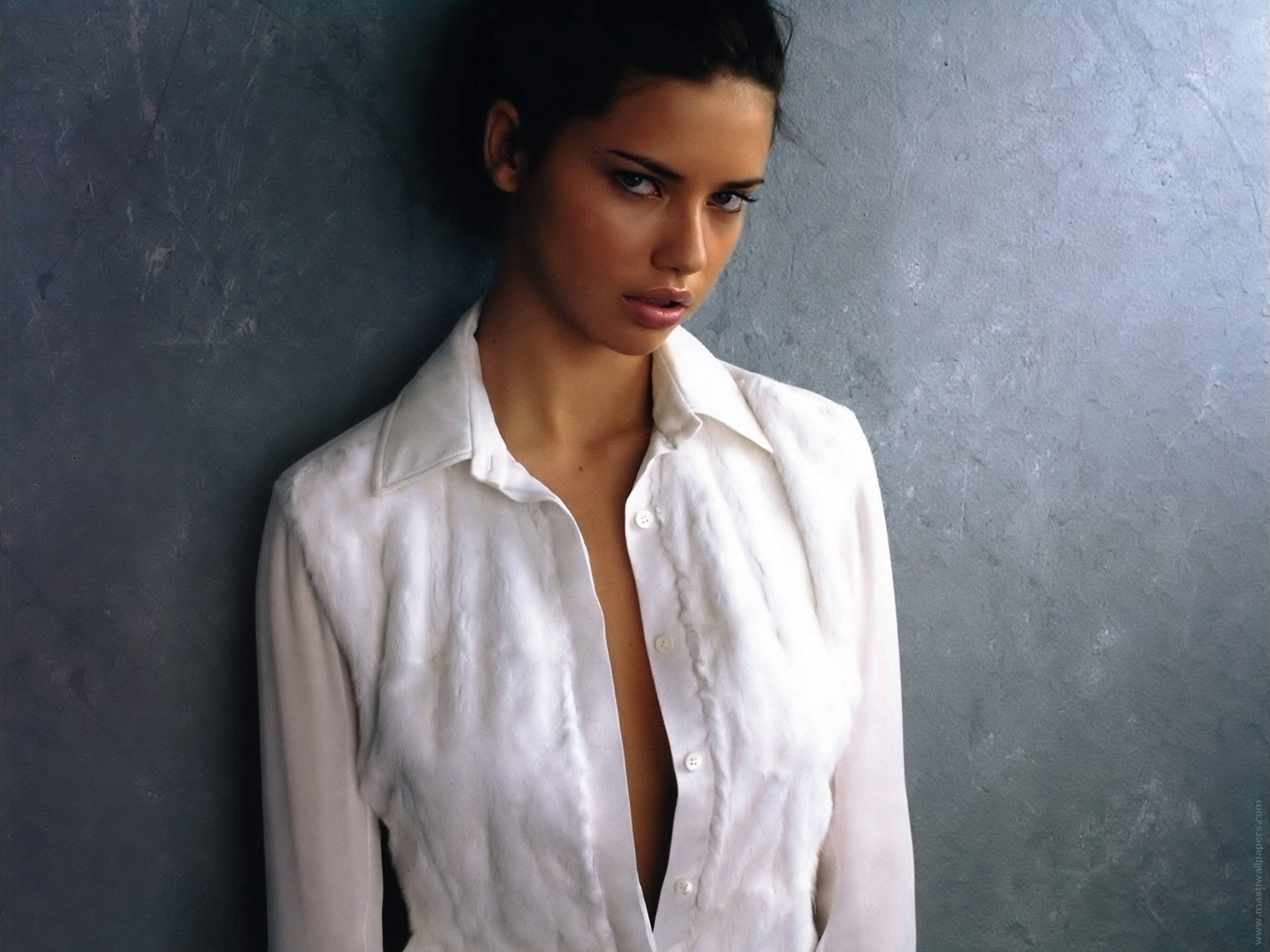 Adriana Lima, glamorous celebrity in this captivating desktop wallpaper.