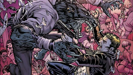 Comic Haunted City HD Desktop Wallpaper | Background Image