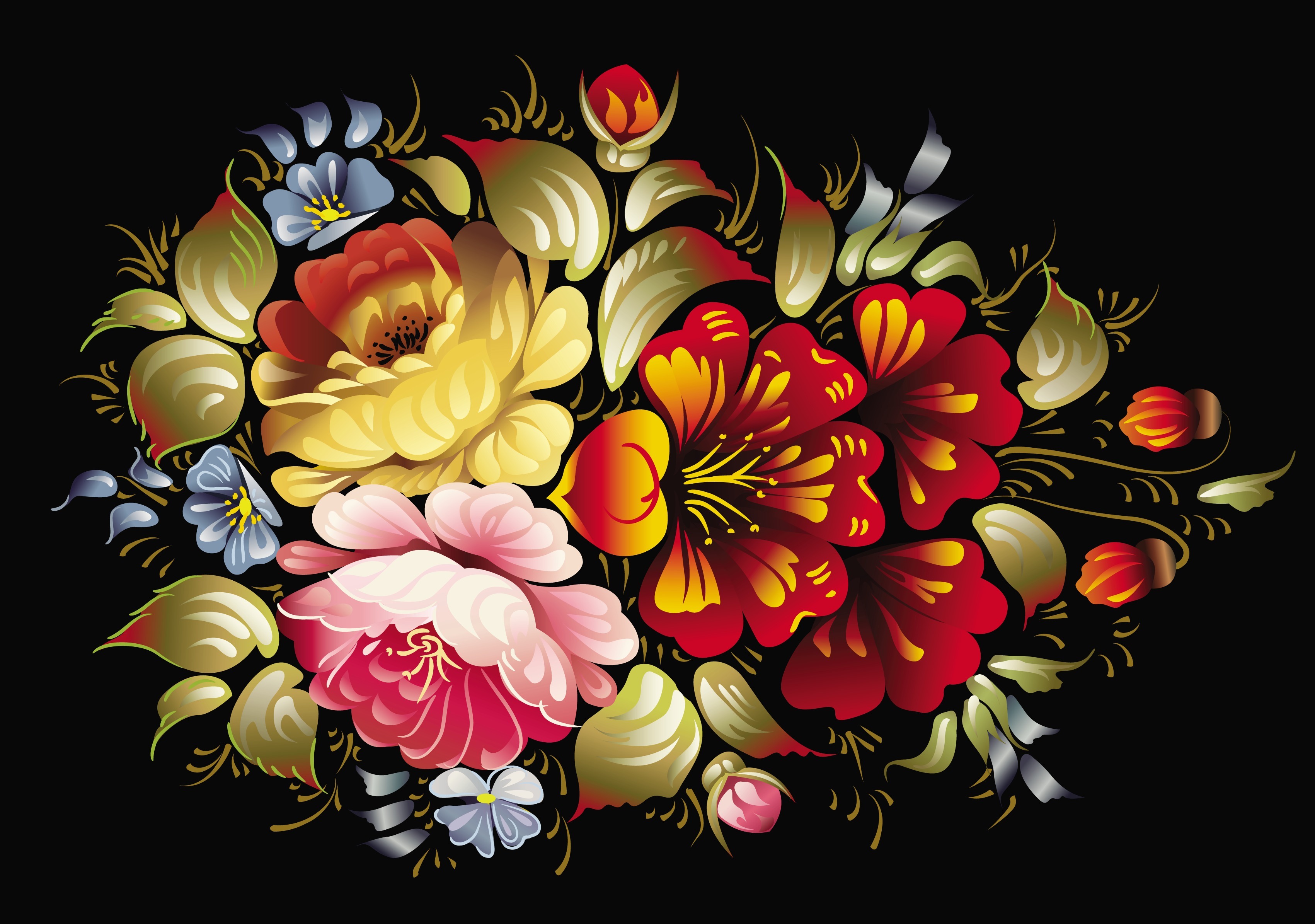 Artistic Flower HD Wallpaper