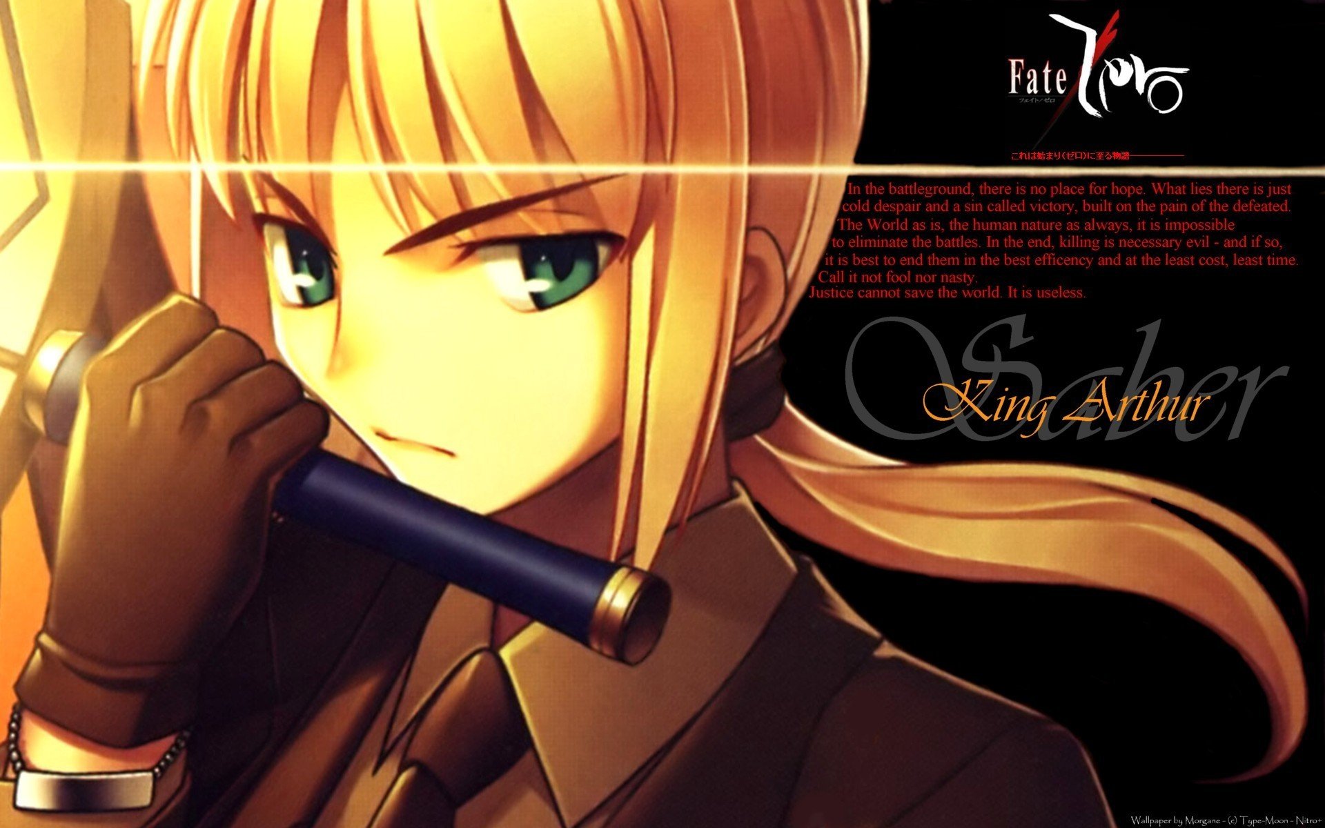Download Saber (Fate Series) Anime Fate/Zero HD Wallpaper