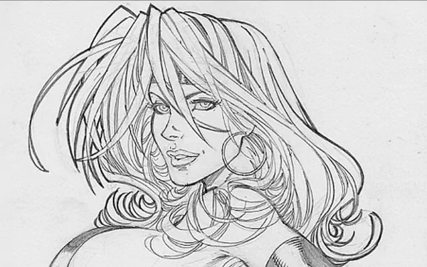 Comic Red Monika HD Desktop Wallpaper | Background Image