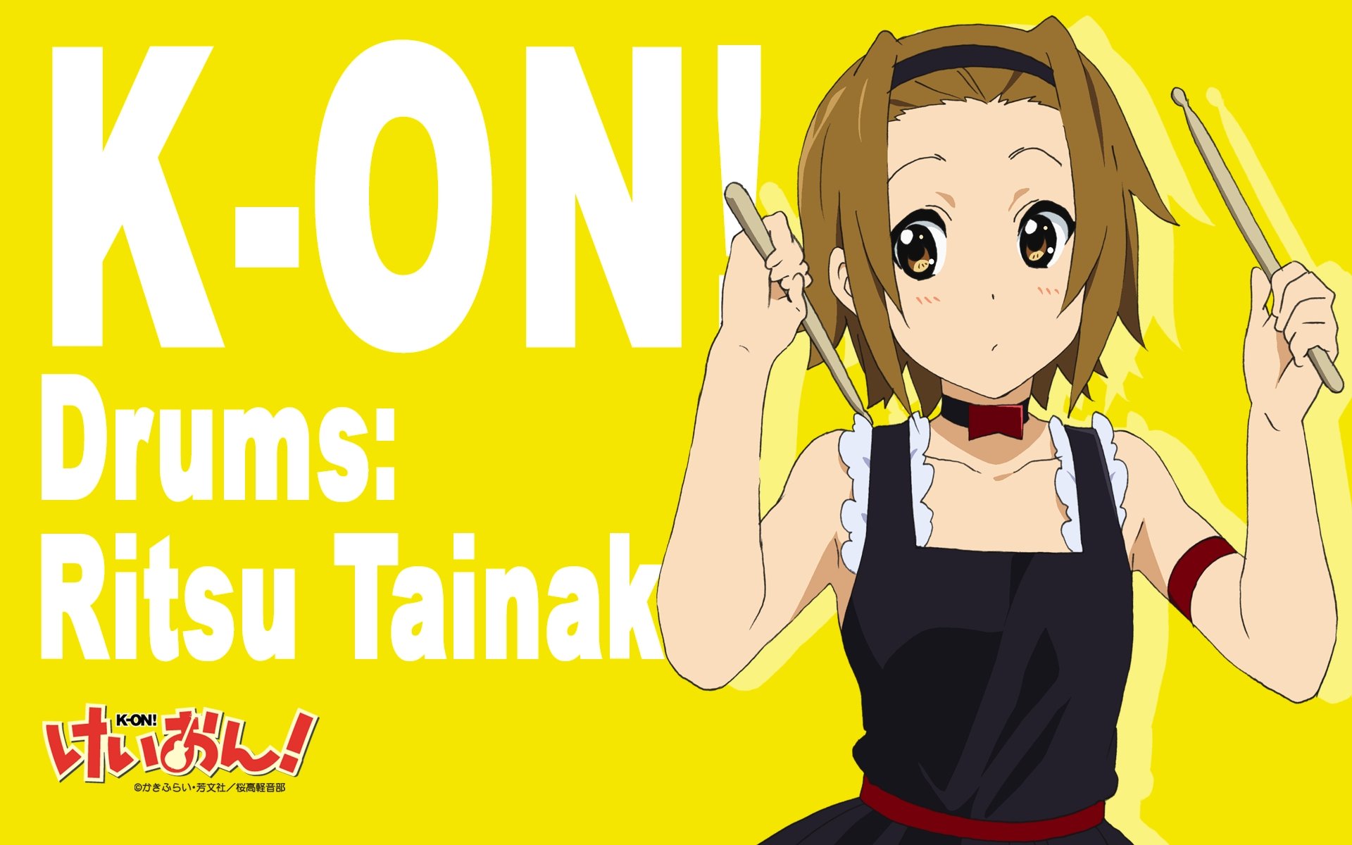 Ritsu Tainaka — K-ON! HD Drummer Wallpaper