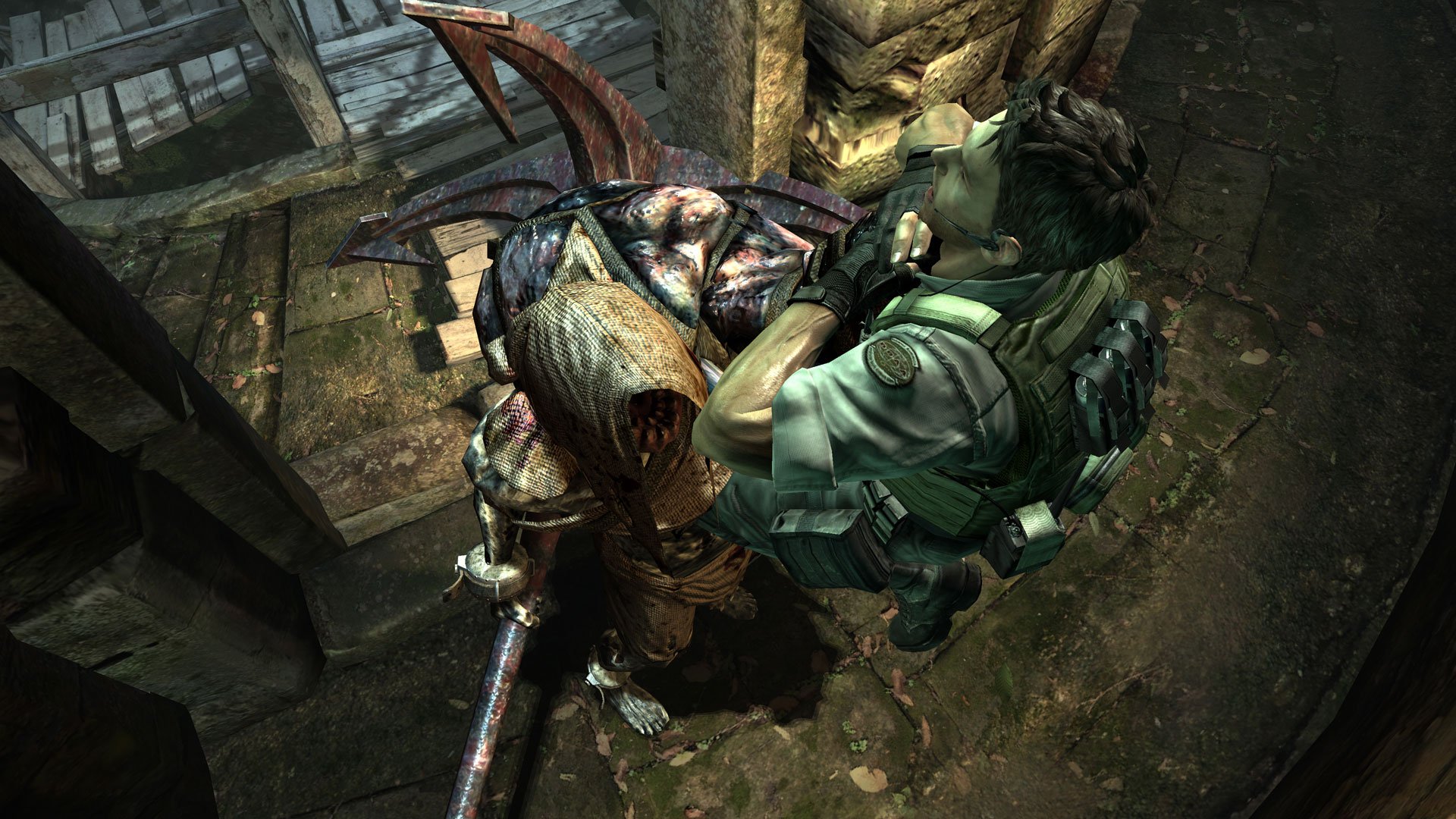 Download Chris Redfield Video Game Resident Evil 5 HD Wallpaper