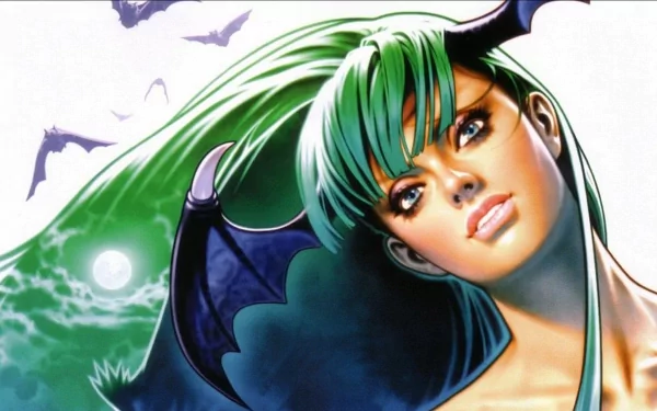 Morrigan Aensland Comic Darkstalkers HD Desktop Wallpaper | Background Image