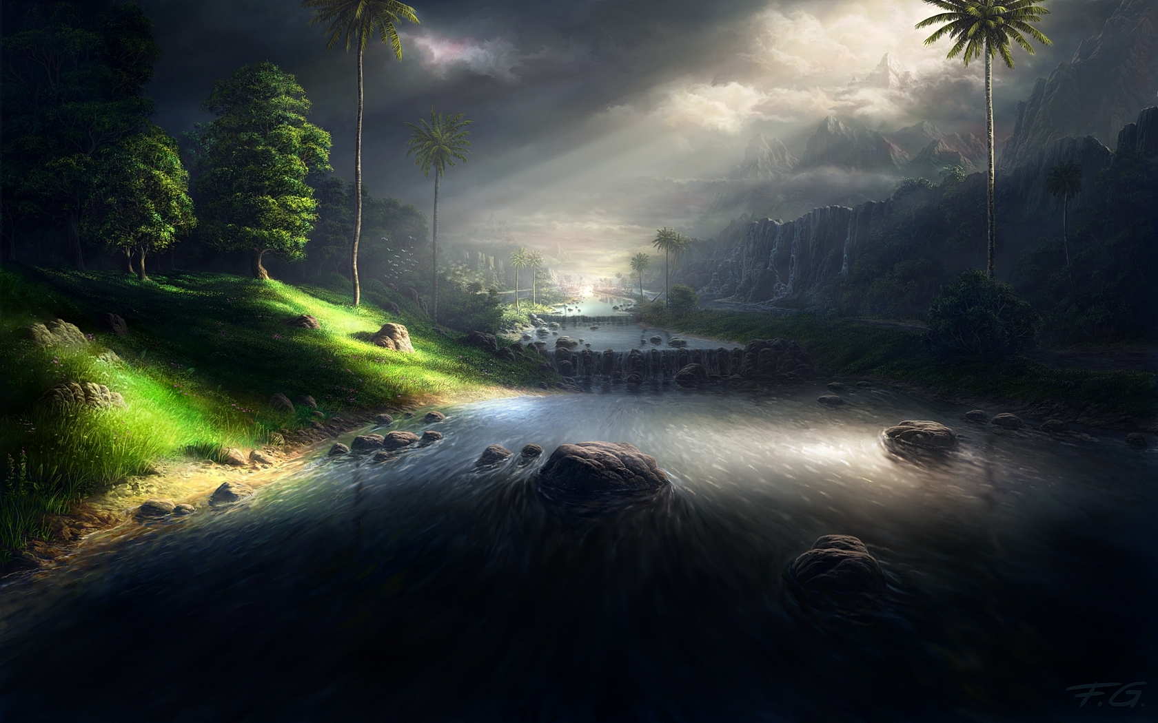 Download Artistic Landscape Wallpaper by Fel-X