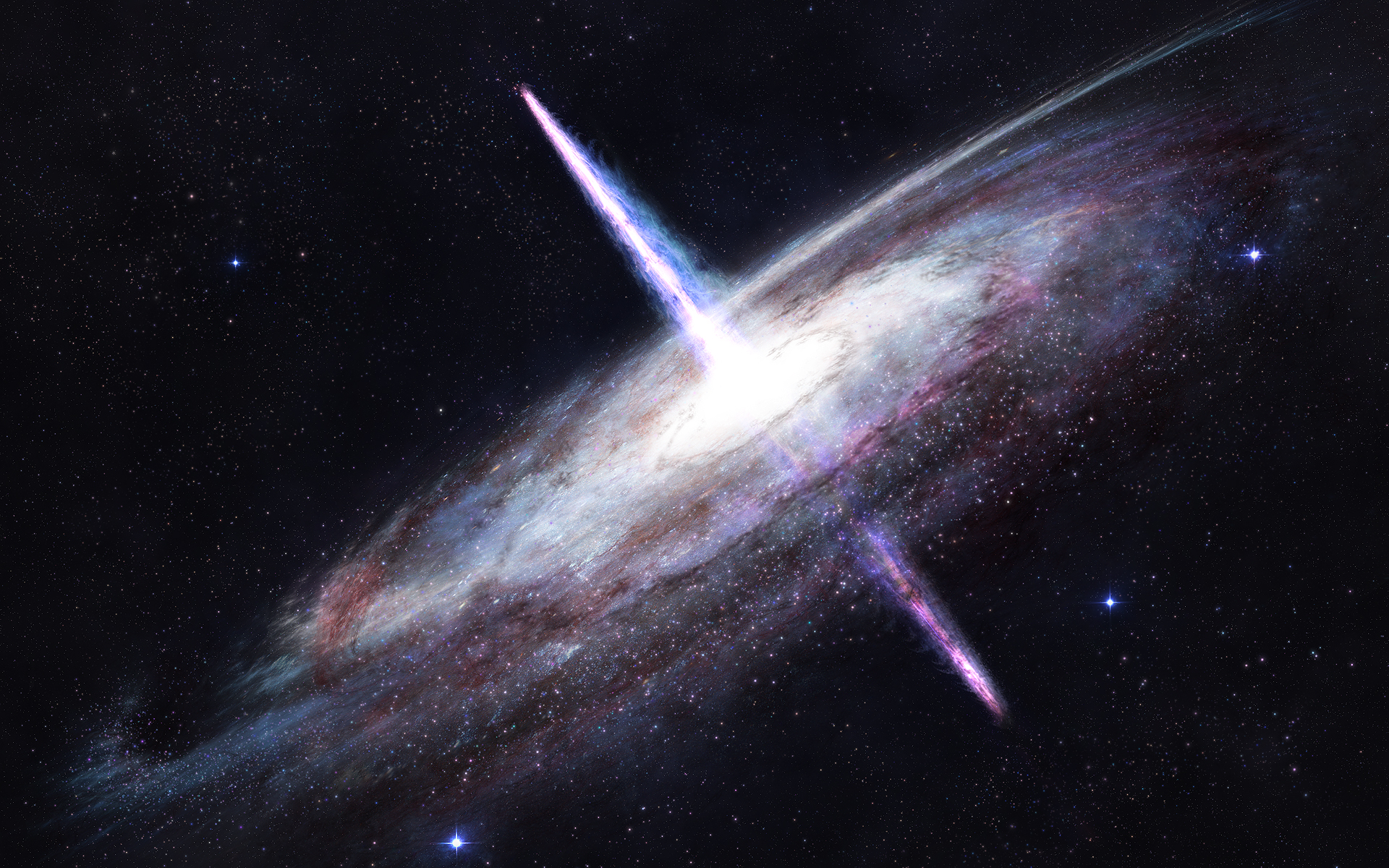 quasar hubble wallpaper