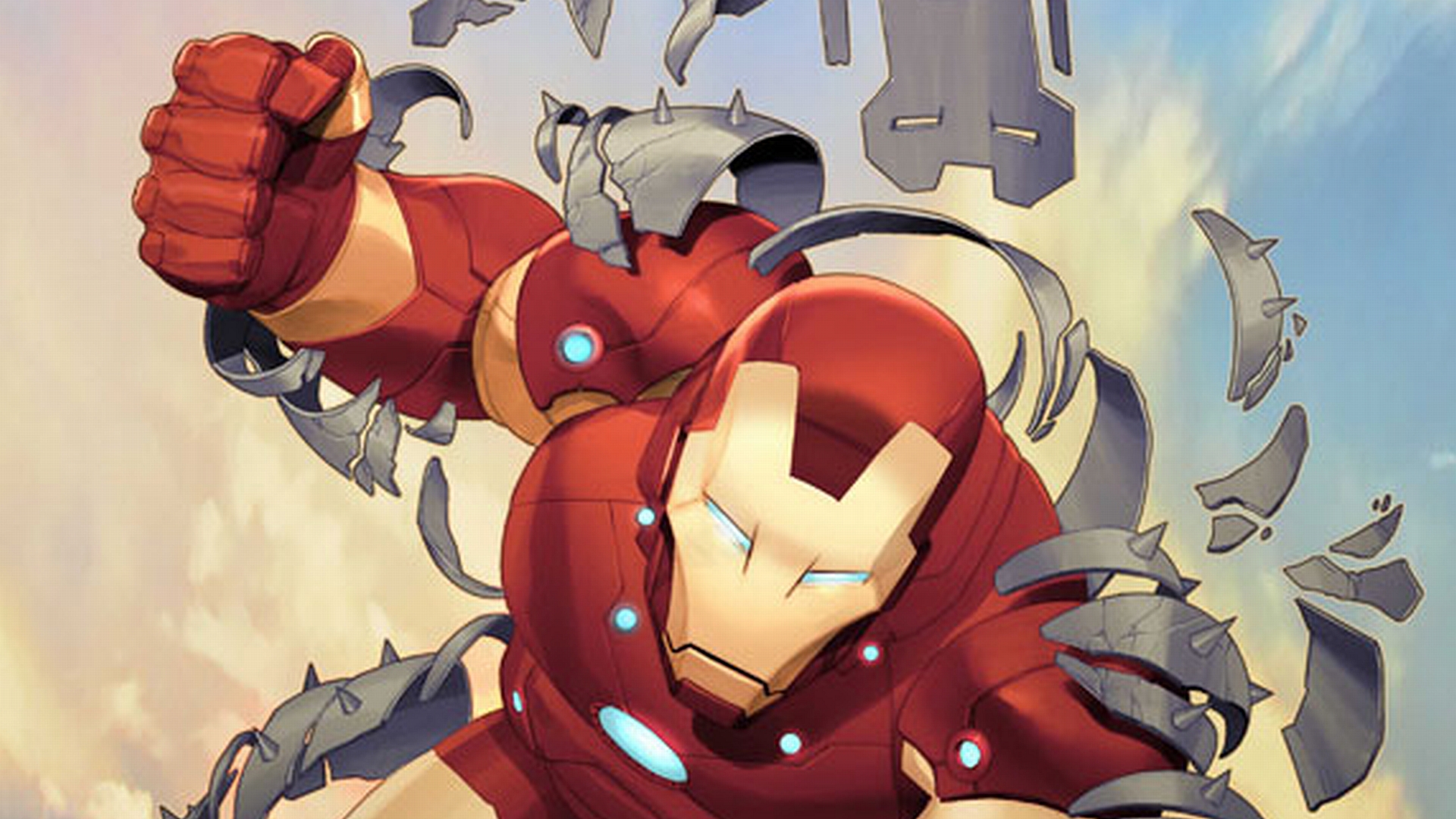 Download Comic Iron Man HD Wallpaper