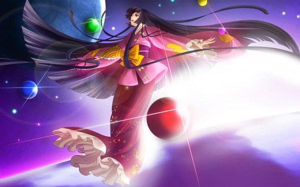 Anime Touhou Kaguya Houraisan HD Wallpaper | Background Image