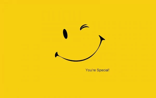 You're Special Smile - Motivational HD Wallpaper