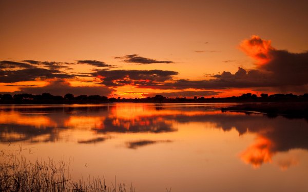 Earth Sunset Water Reflection HD Wallpaper | Background Image