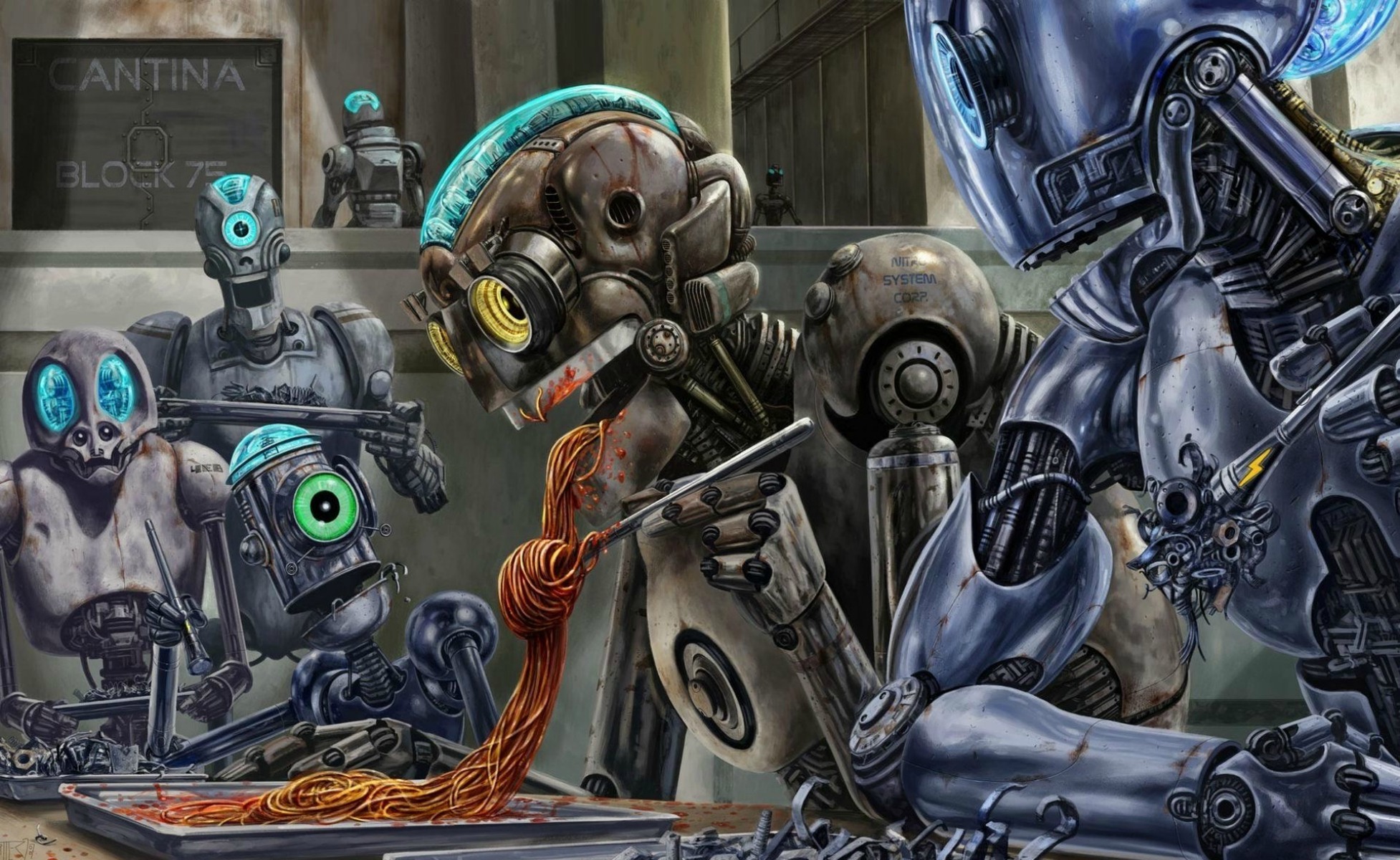 Sci Fi Robot HD Wallpaper by Bittler Bernard
