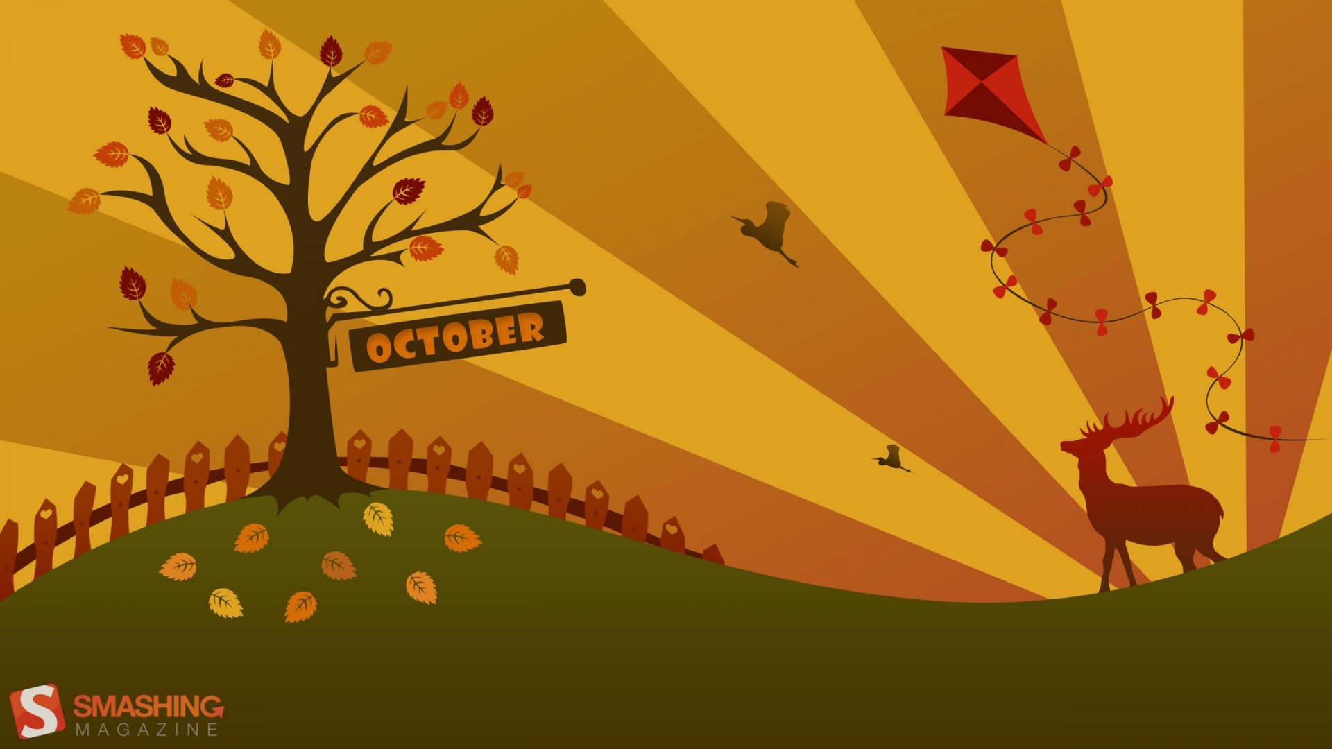 Download Artistic Abstract October HD Wallpaper