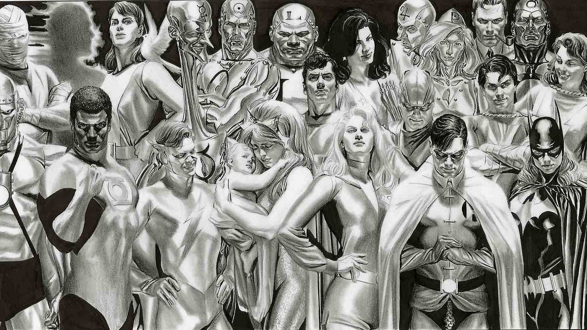 Download Dick Grayson Mary Bromfield Captain Marvel Jr. Freddy Freeman (DC Comics) Roy Harper Mera (DC Comics) Wally West Kid Flash John Stewart (Green Lantern) Batgirl Robin (DC Comics) Flash Green Lantern Comic Justice HD Wallpaper