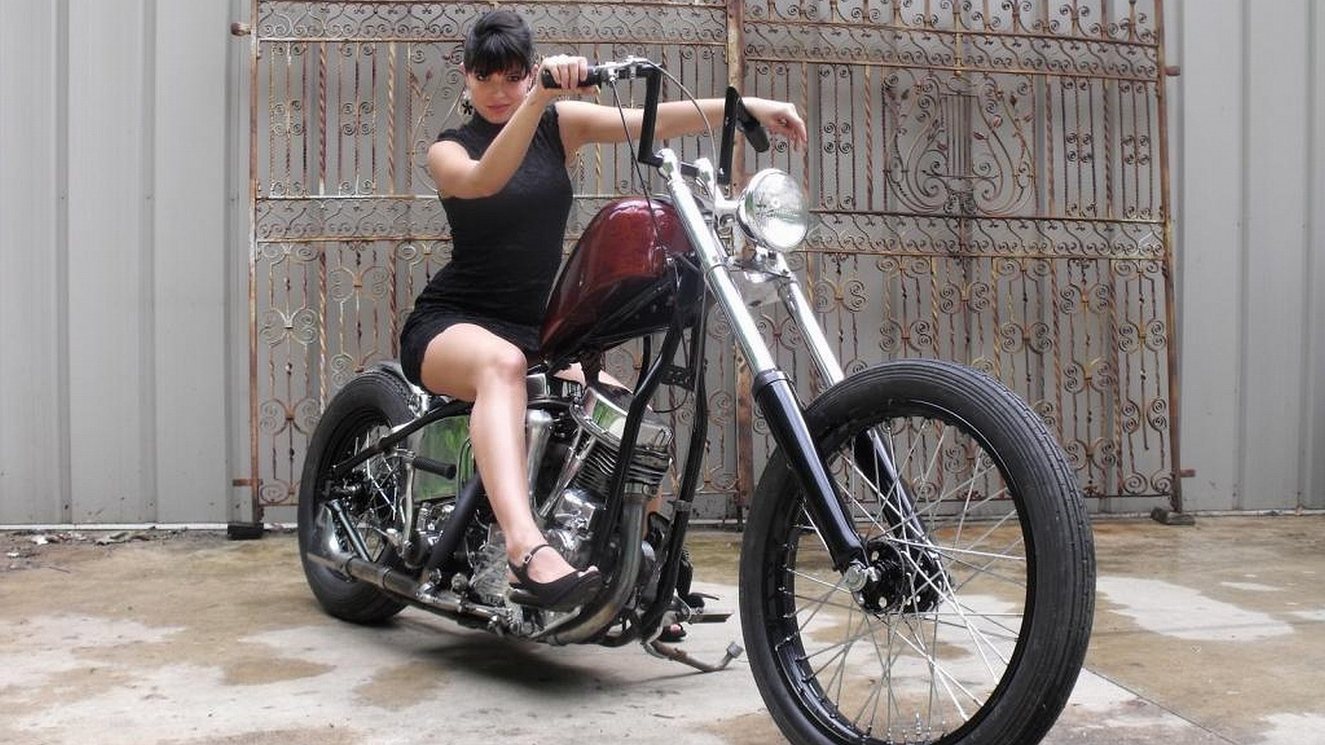 Babes and Motorcycle hd and wide wallpapers ~ Mylikescool