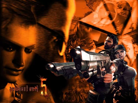 Jill Valentine Chris Redfield video game Resident Evil 5 HD Desktop Wallpaper | Background Image