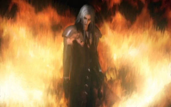  Sephiroth in the flame of Hell