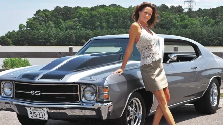 woman Girls & Cars HD Desktop Wallpaper | Background Image