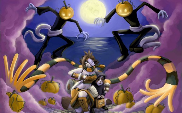 Holiday Halloween Furry HD Wallpaper | Background Image